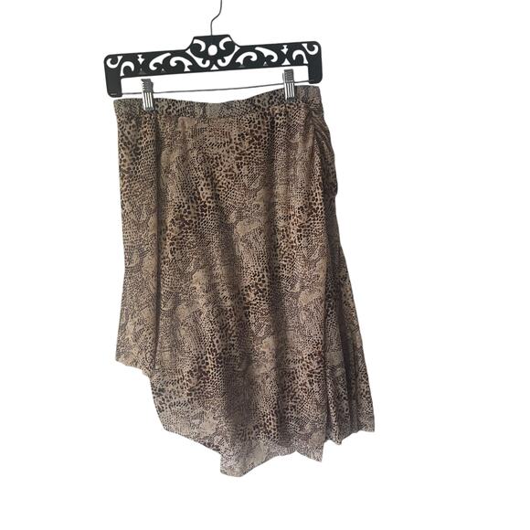 Rampage Y2k Women's Size Small Mob Wives Cheetah Print Tiered Chiffon Skirt - Picture 4 of 8